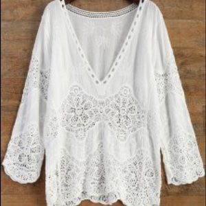 Zaful crochet bikini cover up